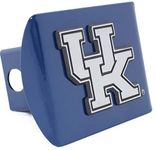 University of Kentucky Wildcats "Royal Blue with Chrome UK Emblem" NCAA College Sports Trailer Hitch Cover Fits 2 Inch Auto Car Truck Receiver