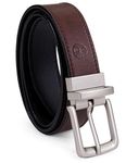 Timberland Men's Classic Leather Reversible Belt, Brown/Black, 54