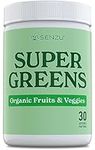 Organic Super Greens - Fruits & Veggies Smoothie & Juice Mix - with Superfood Chlorella