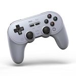 8BitDo Pro 2 Bluetooth Controller for Switch, PC, Android, Steam Deck, Gaming Controller for iPhone, iPad, macOS and Apple TV(Gray Edition)