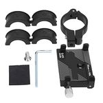 GUB G‑81 Aluminum Bike Phone Holder,Adjust,able Support Bike Phone Stand Mount Bracket,Motorcycle Handlebar Cell Phone Clamp for Phone