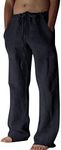 Jogging Bottoms Linen Trousers Men'