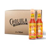 Cholula Hot Sauce Original 150 ML | Pack of 2 | Made from Chillies and Spices | Use as Condiment | for Vegan and Non-Vegan Cuisine | Perfect for Pizza, Chicken Wings, and Pop Corn