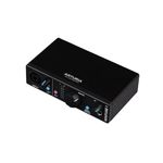 Arturia MiniFuse 1, 1in / 2out USB-C Audio Interface, with 1 Mic/Line/Instrument Preamp, Built-in USB Hub, Loopback and Included Software Bundle - Mac/PC (Black)