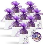 Lavender Sachets Bags, Dried Lavender Flowers Sachets, Moth Repellent Deodorizer, Closet Freshener for Drawers, Wardrobe, Cars