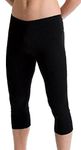 Octave® British Made Mens Thermal Three-Quarter Length Long John (Extra Warm) (Medium [Waist: 33-35 inches], Black)