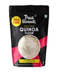 True Elements Quinoa Flour 1kg | Quinoa Flour | Gluten Free | Rich in Dietary Fibre | Protein & Vitamins | Improves Gut Health | Protein & Vitamins | No Preservatives