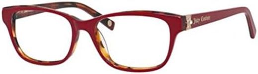 Juicy Couture Eyeglasses 154 01L9 Red Havana 52MM