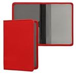 kwmobile Registration and Insurance Holder - Car Document Holder for Vehicle Documents and Cards - Neoprene - Red