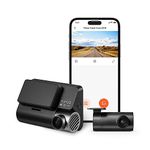 70mai New 4K Dash Cam A810 with Starvis 2 IMX678,Dual HDR Front and Rear Cam,Built in GPS,Night Owl Vision,Support 256GB Max,Smart Parking Guardian Mode,AI Motion Detection,Time-Lapse Recording