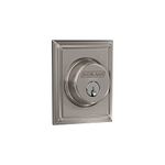 Single Cylinder Deadbolt with Addison Trim, Satin Nickel (B60 N ADD 619)