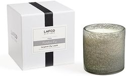 LAFCO New York Signature Candle, Paradiso Fig - 15.5 oz - 90-Hour Burn Time - Reusable, Hand Blown Glass Vessel - Made in The USA