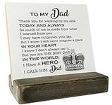 To My Dad Wood Plaque Gift, You Are