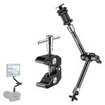 NEEWER Upgraded Super Clamp and 11" Adjustable Friction Power Articulating Magic Arm Compatible with SmallRig Camera Cage/Rig, Further Expansion for Monitor/LED Light/Webcam, Max Load 4.4lb/2kg, ST20