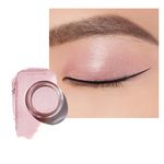 Oulac Nude Pearl Cream Eyeshadow also for Highlighter Shimmer Eye Shadow Waterproof&Long Lasting with Moisturizing Formula Blendable Shimmer Eye Make-up,Vegan & Cruelty-Free,6g, P03