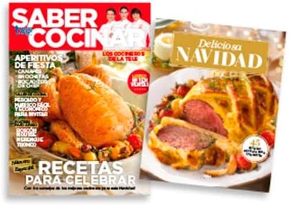 Pack Revista Saber Cocinar #105 | Revista: Recetas para celebrar + Libro: Deliciosa Navidad