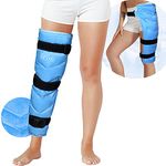 REVIX Large Leg Ice Pack for Injuries Reusable, Gel Ice Wrap for Leg, Hip, Thigh, Knee and Shin Splint, Cold Compress Therapy for Pain Relief