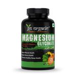 Go Organic Magnesium Glycinate Supplement Glycinate Chelate with Organic Vegetables to Support Sleep, Calm, Muscle Cramp & Stress Relief – Gluten Free, Non GMO - 120 Capsules