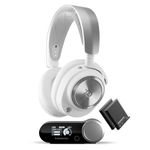 SteelSeries Arctis Nova Pro Wireless Xbox Omni-Platform Gaming Headset — Neodymium Magnetic Drivers — Active Noise Cancellation — 2 Battery System — Xbox, PC, PS5, PS4, Switch, Mobile - White
