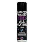 Muc-Off eBike All-Weather Chain Lube, 250ml - Bike Lube, Bike Chain Oil, Chain Wax for Dry Weather Conditions - Bike Lubricant for Electric Bikes