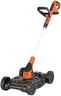 BLACK+DECKER Cordless Lawn Mower, String Trimmer, Edger, 3-in-1 (MTC220)
