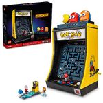 LEGO Icons PAC-Man Arcade Building Kit, Build a Replica Model of a Classic Video Game, Nostalgic Gift for Fans of Retro Video Games and Retro Décor, Includes PAC-Man, Blinky and Clyde, 10323