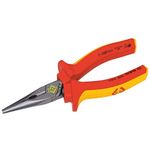 C.K 39076 Redline VDE Snipe Nose Pliers 175mm, Red