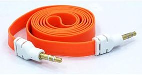 Orange Flat Aux Cable Car Stereo Wi