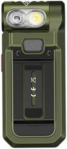 Fenix SW05R Rechargeable Inspection Torch - Aluminum LED Light - 150 Lumens & 39m Beam - Waterproof & 49 Hrs Working - 200° Rotating Head - Security Torch for Camping & Outdoor Adventures Spruce Green