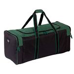 Jetstream Heavy Duty Multi Pocket Large Sports Gym Equipment 3-Pocket Travel Duffel Bag (36 Inch, Green)