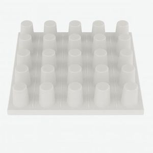 25-Cavity Ice Pop Gelatin Mold – Molde para Gelapaletas – 100 mL Popsicle Mold Tray – Plastic Frozen Treat Mold – Made in Mexico