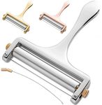 Bellemain Adjustable Thickness Cheese Slicer - Replacement Stainless Steel Cutting Wire Included - 1-year Warranty by Bellemain