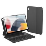 HOU Keyboard Case for iPad 10th Generation 10.9 inch 2022 – Smart Folio, Ultra Slim, Magnetic Charging, Adjustable Angle