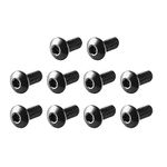 uxcell M2.5x6mm Thread Button Head Hex Socket Cap Screw Bolt 100pcs