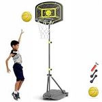 HAHAKEE Kids Basketball Hoop with S