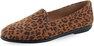 Aerosoles Women's Betunia Slip-On Loafer, Leopard Tan, 7 M US