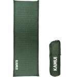 KAMUI Self Inflating Sleeping Mat 5 cm Thick Pad Connectable with Multiple Mattresses for Tent and Family Camping (Green)