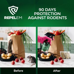 REPELEM Rat & Mouse Repellent Sachets – Odor Control Pack