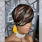 PangDongLai Pixie Cut Wigs for Blac