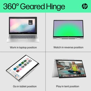 HP Envy x360 15.6" 2-in-1 Laptop – Intel i5, 8GB RAM, 512GB SSD, Touchscreen