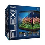 Fluval Flex 2.0 Black Aquarium Kit 34 L