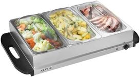 Alpha Living 3x2.5 QT Food Warmers