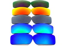 Galaxylense Replacement Lenses for Oakley Gascan Blue&Green&Gray&Red&Purple Color Polarized 5 Pairs,FREE S&H. Size: Regular