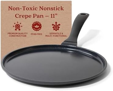 Alva Energy Ceramic Nonstick Crepe Pan Griddle Skillet Induction Non Toxic Cookware 11" PFAS, PFOA & PFTE Free, Pancake Pan, Egg Pan, Omelette Pan, Induction Safe, Add to Your Pots and Pans Set