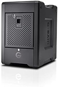 SanDisk Professional 24TB G-RAID Shuttle 4 - Enterprise-Class 4-Bay External Hard Drive, Thunderbolt 3 and USB-C, Transportable, Hardware RAID - SDPH34H-024T-NBAAB