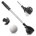 BAPOTH Golf Ball Retriever, Golf Ball Retriever Telescopic, Max 7 Ft Portable Stainless Ball Retriever Tool Golf,with Golf Ball Picker Upper for Putter, Golf Accessories Gifts for Men Women