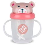 TUM TUM Tippy Up Free Flow Sippy Cup (No Valve), Sippy Cup for Toddlers, 200ml, BPA Free (Betsy Bear S3)