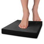 Yes4All Foam Exercise Pad/Balance Pads for Physical Therapy and Balance Exercises, Suitable for Home, Work, Rehabilitation (Black - Large)