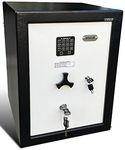 Armour Lock Box,Money Box,Digital Keypad Safe Box,Steel Metal Safe, Keypad Lock,Perfect for Home Office Hotel Business Jewelry Gun Cash Use Storage, 89 Litre