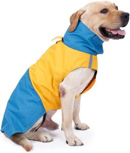 Dog Warm Coats - Windproof Dog Winter Outdoor Jackets Cold Weather Coats for Dog Waterproof Dog Raincoats with Hole for Dog Leash,by L